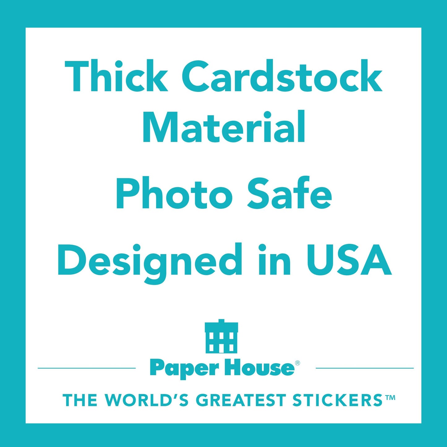 Paper House Productions Cardstock Sticker Sheet for Crafts, Scrapbooking & Collecting - Movie Night