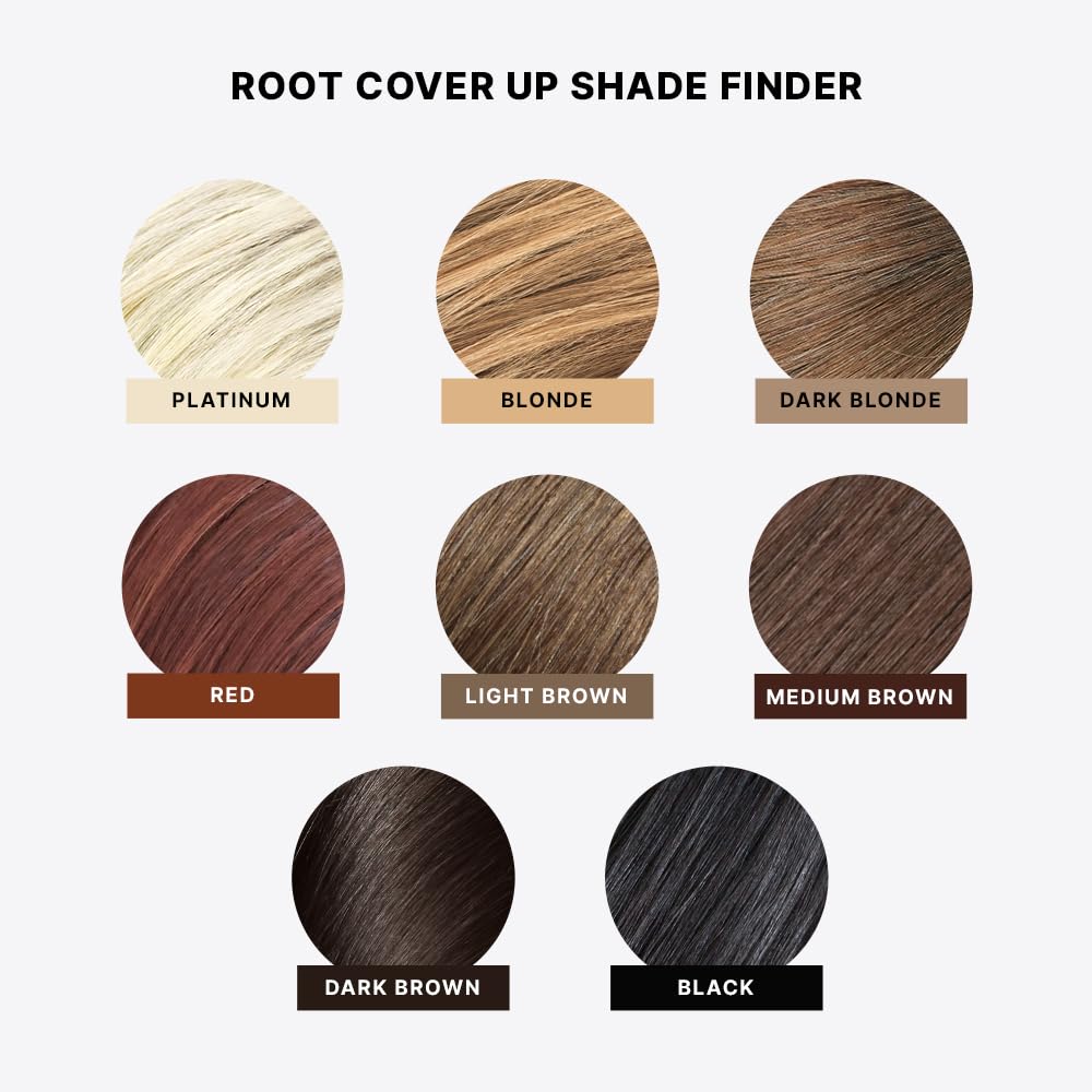 COLOR WOW Root Cover Up, Black – Instant Grey Coverage and Temporary Touch-Up, Water and Sweat Resistant, No mess Award-Winning Formula