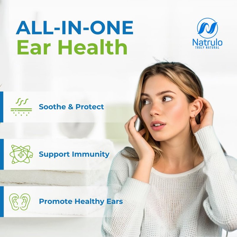 Ear Drops for Ear Infections – All Natural Mullein Garlic Oil for Earaches, Swimmer's Ear, Clogged Ears, Earwax Removal and Itchy Ears – Ear Care Treatment for Adults, Children and Pets, Made in USA