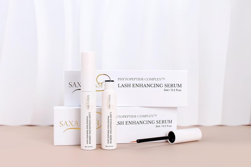 Saxa Lash Peptide Lash Serum. Eyelash Growth Serum with Phytopeptide Complex™. Prostaglandin-Free Formula for Longer, Fuller Lashes