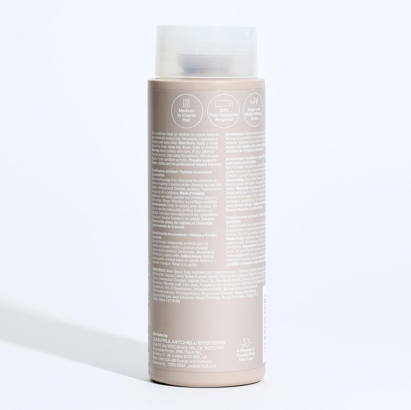 Paul Mitchell Detangler Conditioner - Hydrating Formula for Medium to Coarse Color-Treated Hair
