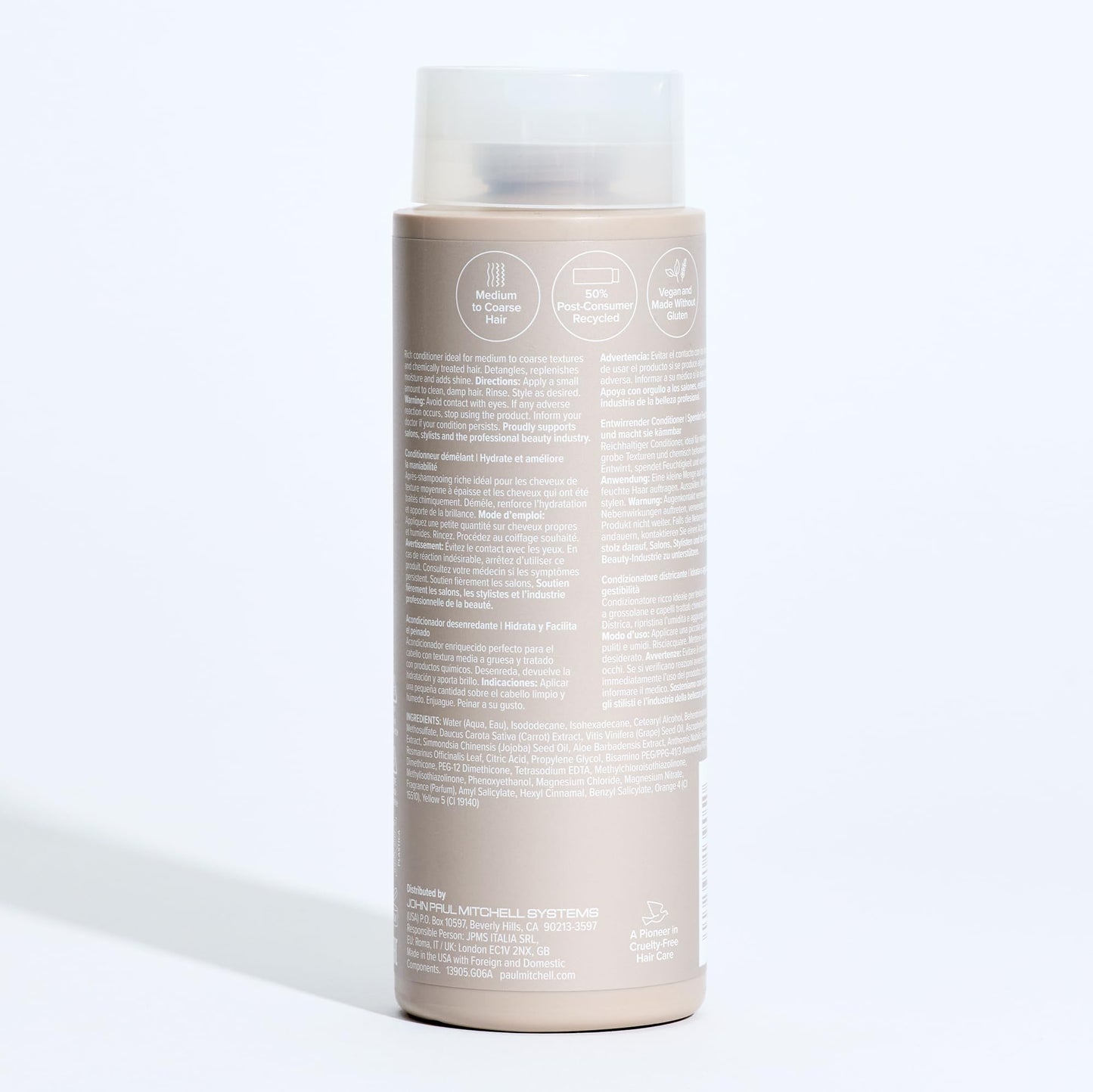 Paul Mitchell The Detangler, Original Conditioner, Super Rich Formula, For Coarse + Color-Treated Hair, 33.8 fl. oz.