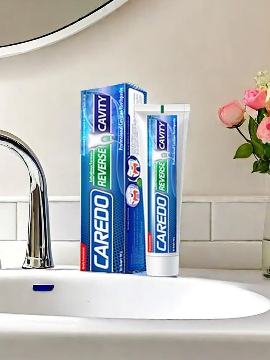 Cavity Repair Toothpaste - Remineralizing Hydroxyapatite Formula for Tooth Decay | 100g, Grey White