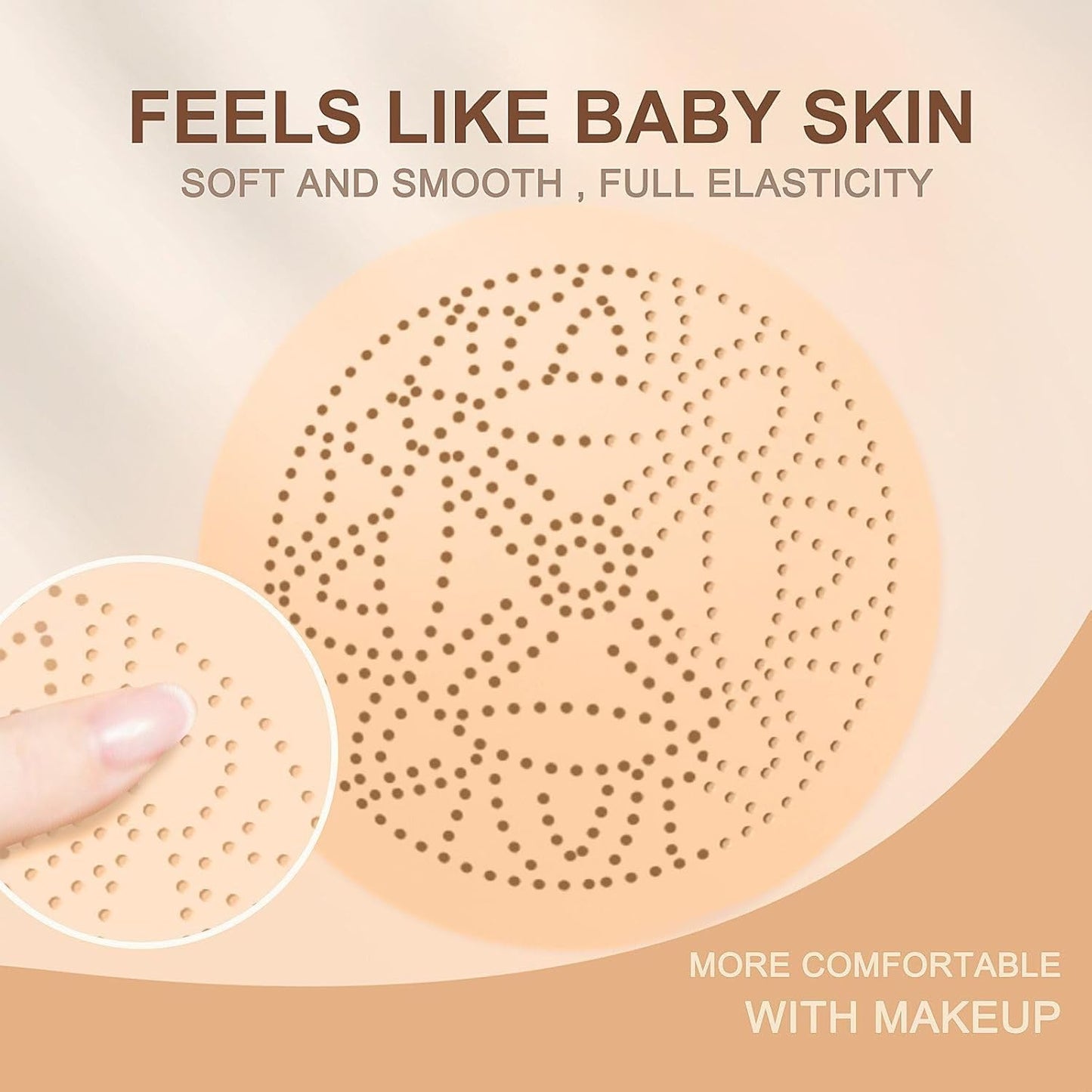 Cushion Foundation Concealer for Mature Skin - Lightweight CC Cream for Natural Finish | Perfect for Older Women