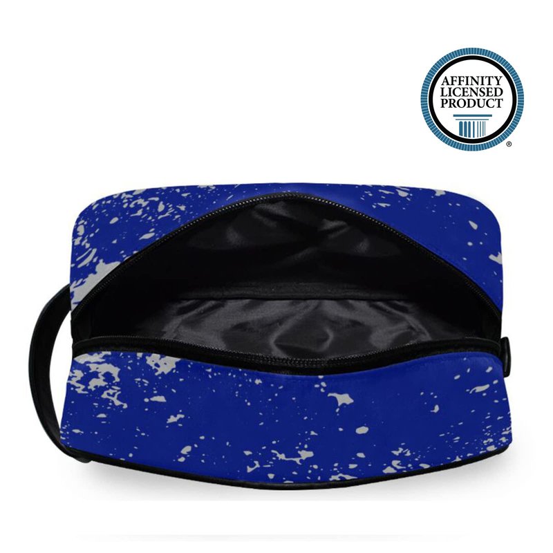 BBGreek Phi Beta Sigma Fraternity Paraphernalia - Official Vendor - Travel Toiletry Bag - Dopp Kit - Blue Phi