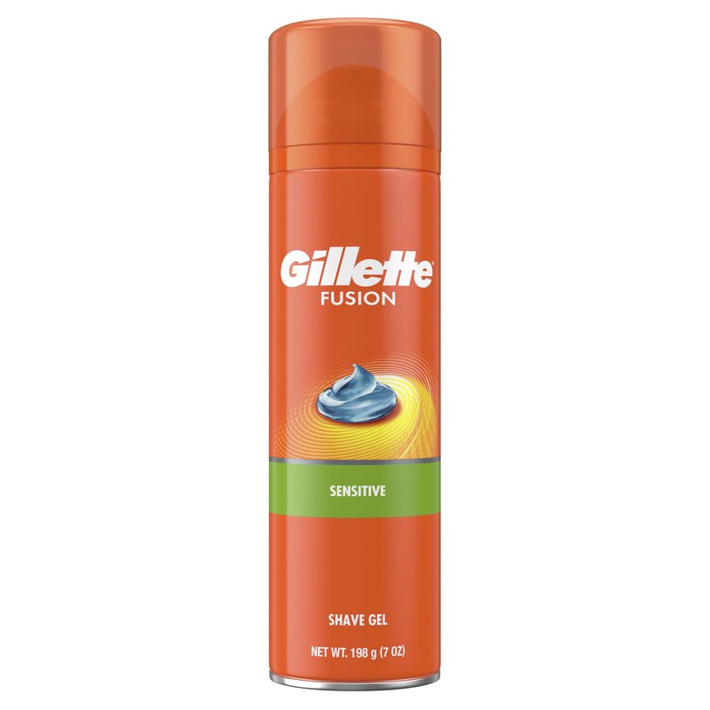 Gillette Fusion5 Ultra Sensitive Shave Gel, 7oz, Pack of 6