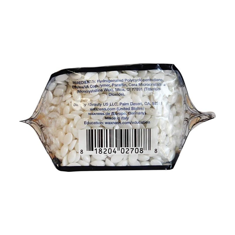 Waxness Royal Crystal Hard Wax Beads 1.65 lb (750 g) – Premium Rosin-Free Stripless Wax with Crystal Formula for Sensitive Areas, Professional Use – Made in Italy