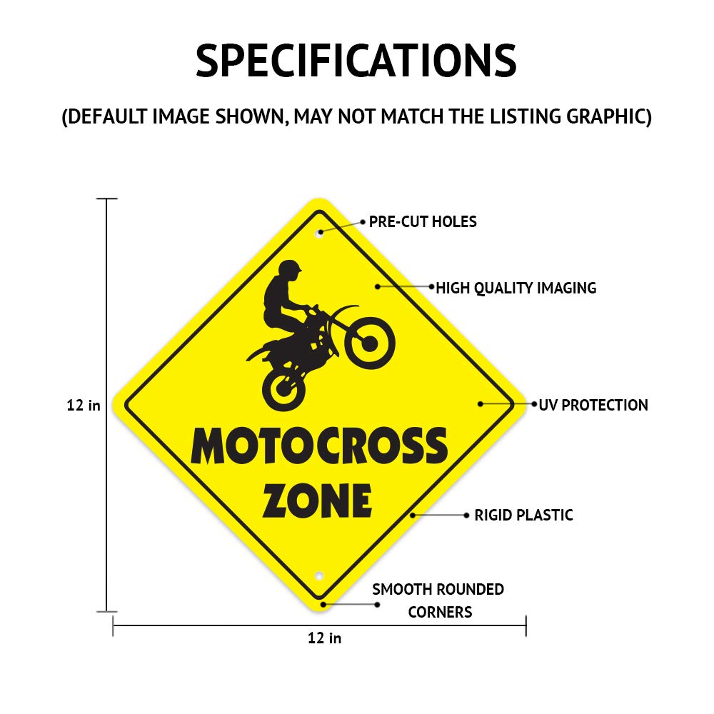 Lance's Room Sign Crossing Zone Xing | Indoor/Outdoor | 12" Tall Kids Bedroom Decor Door Children's Name boy Girl