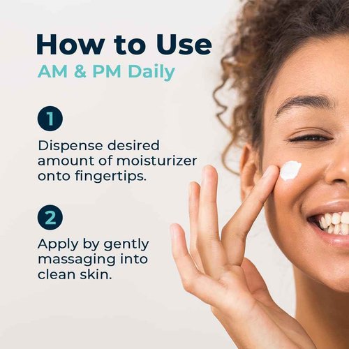 VitaMedica Clear Skin Probiotic Daily Facial Moisturizer - Lightweight Hydrating Water-Based Gel Cream with Vitamin E, Aloe, Squalane, Hyaluronic Acid