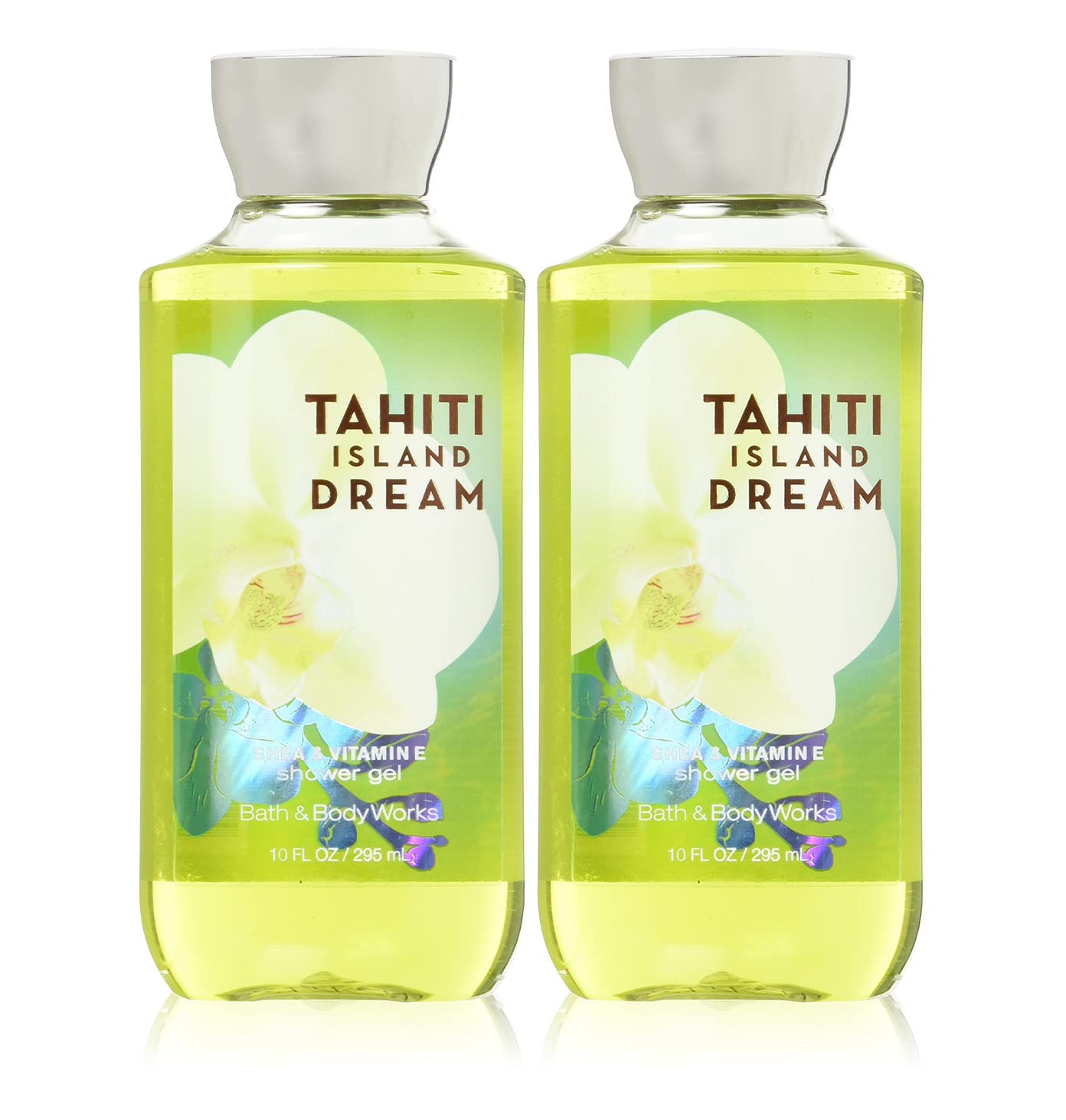 Bath and Body Works Shower Gel Gift Set - 2 x 10 Fl Oz Tahiti Island Dream