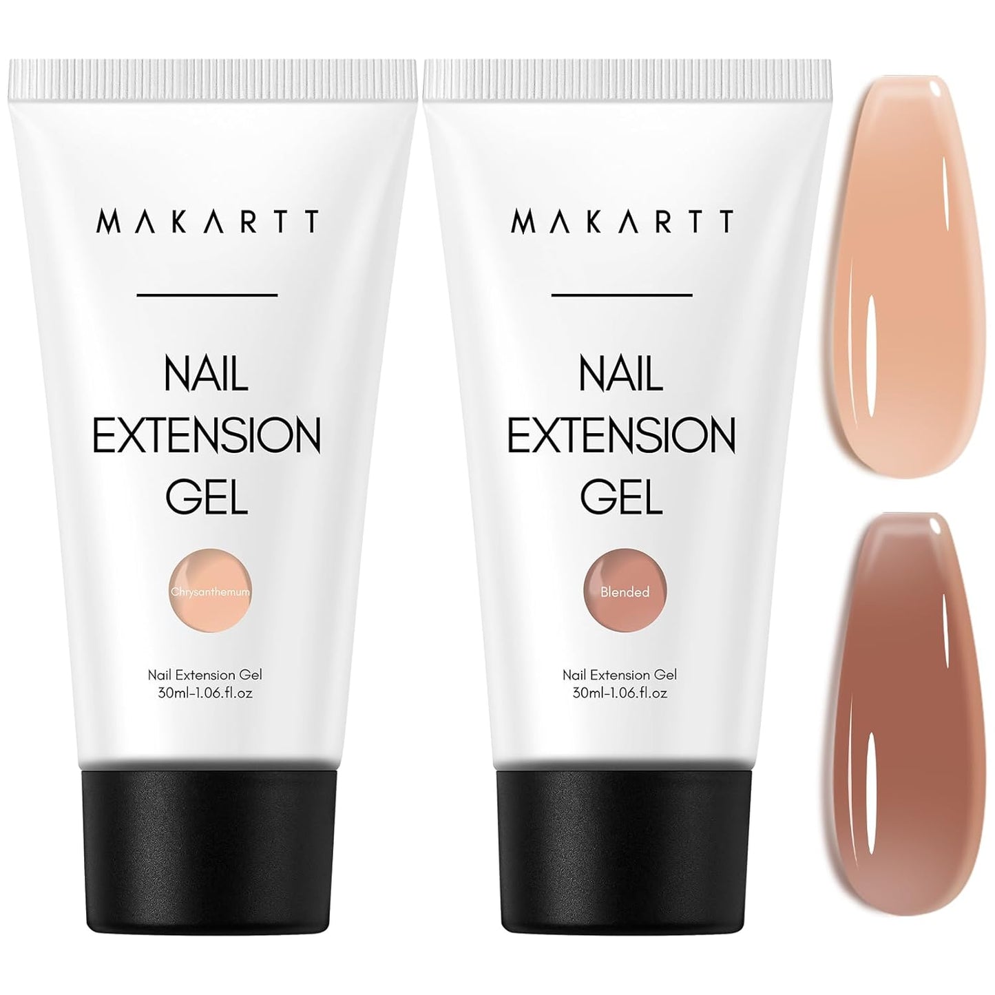 Makartt Poly Nail Gel: Clear 50ML Gel Builder for Natural-Looking Strengthener 3D Molding Gel for Trendy Nail Art-Long-Lasting and Easy to Use Supplies