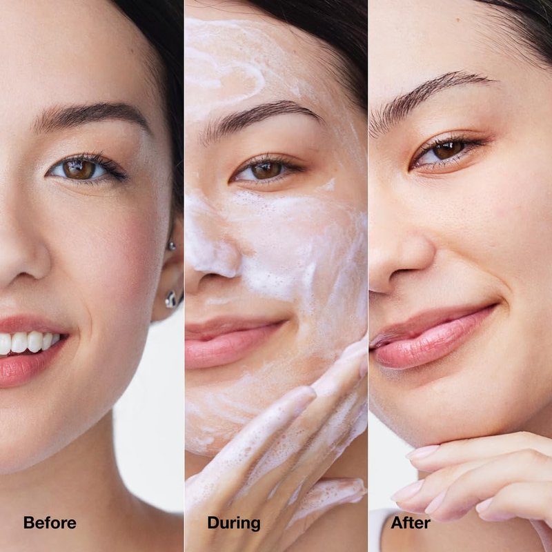 Clinique Take The Day Off Facial Cleansing Mousse With Hyaluronic Acid + Glycerin | Dissolves Makeup, Sunscreen + Pollution | For All Skin Types, 4.2 Fl Oz