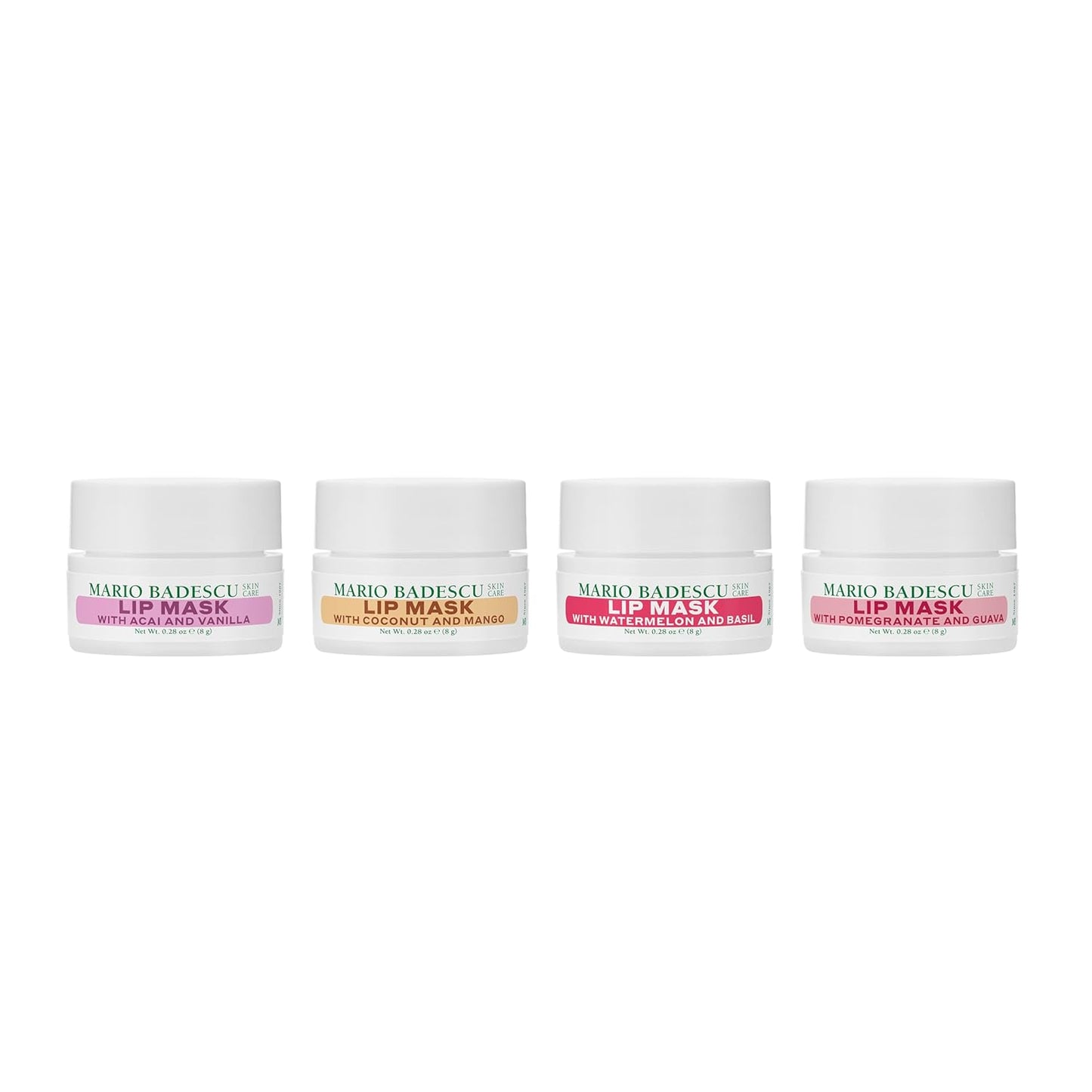 Mario Badescu Lip Mask - Overnight Treatment with Coconut Oil & Shea Butter | Hydrating & Softening