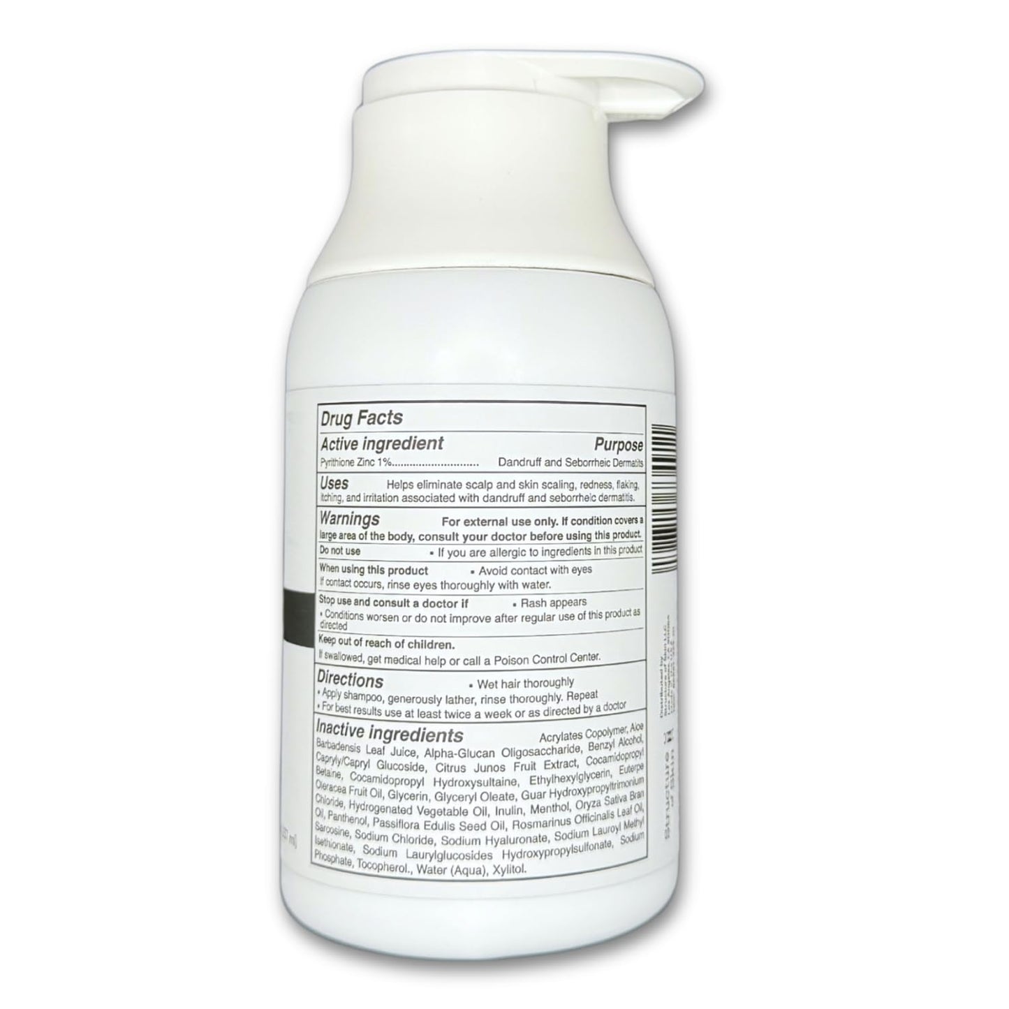 Anti-Dandruff Shampoo - Salon-Grade Treatment for Itchy, Flaky Scalp | 1% Pyrithione Zinc | Sulfate-Free, Gentle Cleanser