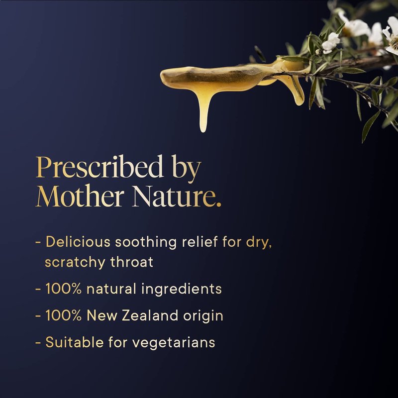 Manuka Health Manuka Honey Lozenges – 15 Lemon and Ginger Flavored Lozenges – Natural Throat Lozenges Infused with Raw Manuka Honey and Vitamin C for Immune Support