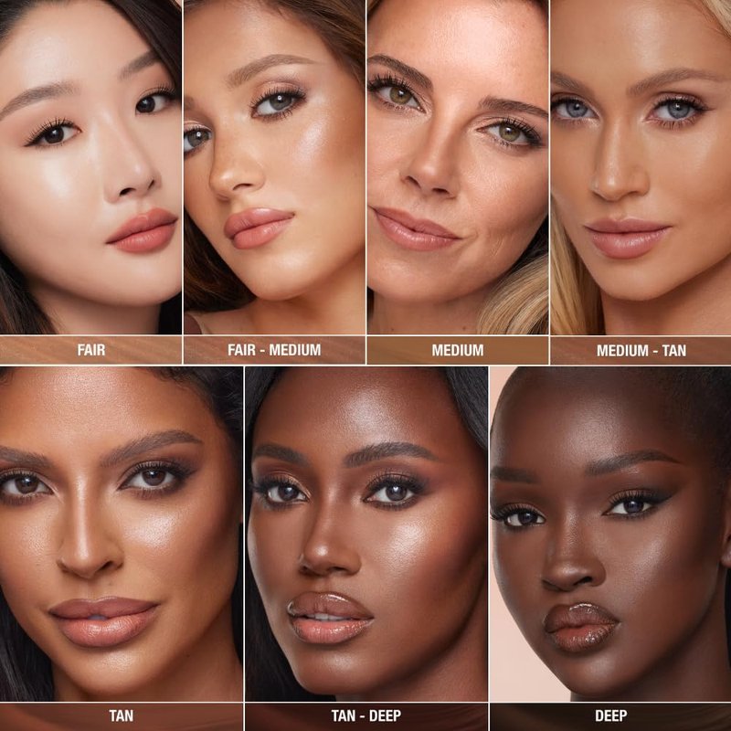 Charlotte Tilbury Hollywood Liquid Contour Wand - Easy-to-Use Contour Stick & Liquid Bronzer for Sculpting & Shaping - Leaves a Natural-Looking Sculpted Finish - Medium/Deep