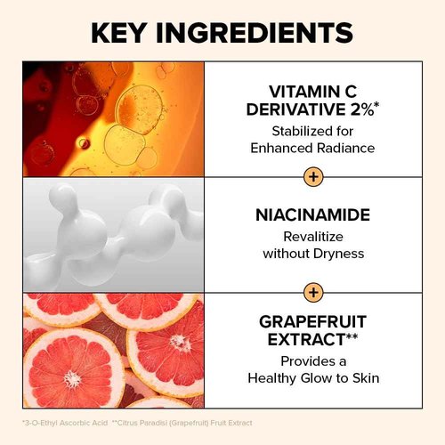 I DEW CARE Vitamin C Face Serum - Bright Side Up | Hydrating with Niacinamide, Korean Glass Skin Care, Facial Treatment, Non-irritating, Lightweight, Exfoliating, 1.01 FL Oz