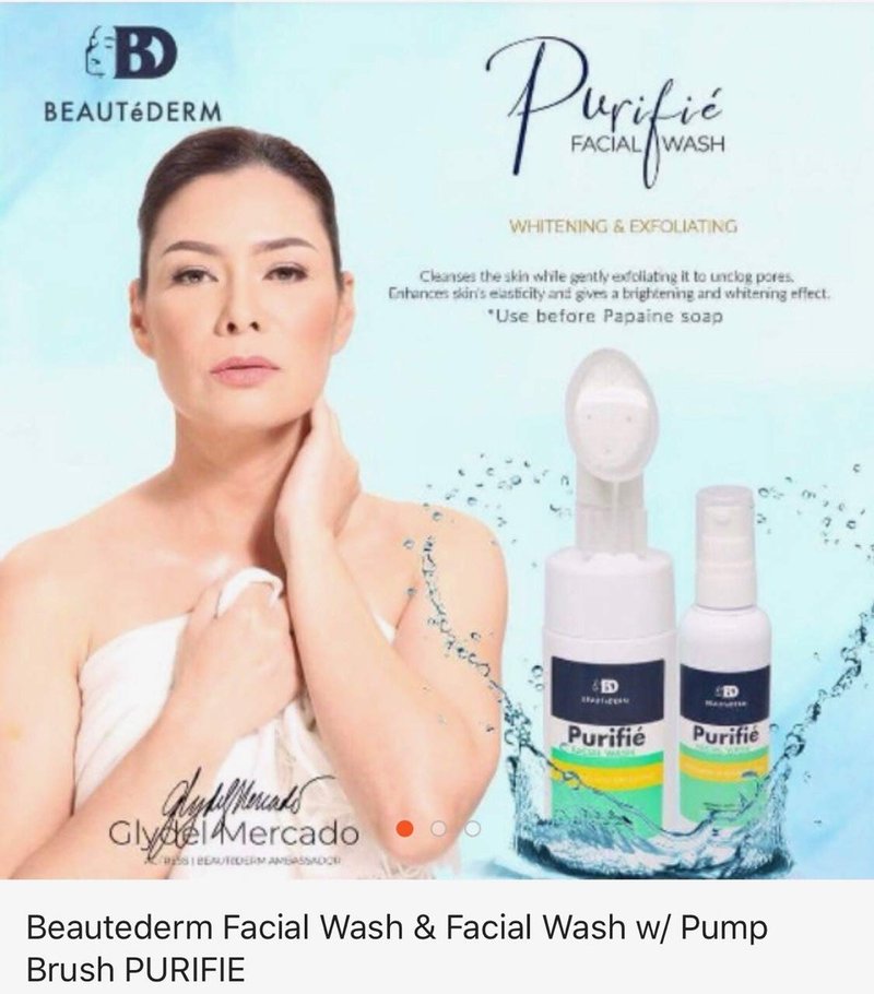 Beautederm Facial Cleanser - Gentle Facial Wash with Pump Brush & Refill Bundle | 8 oz