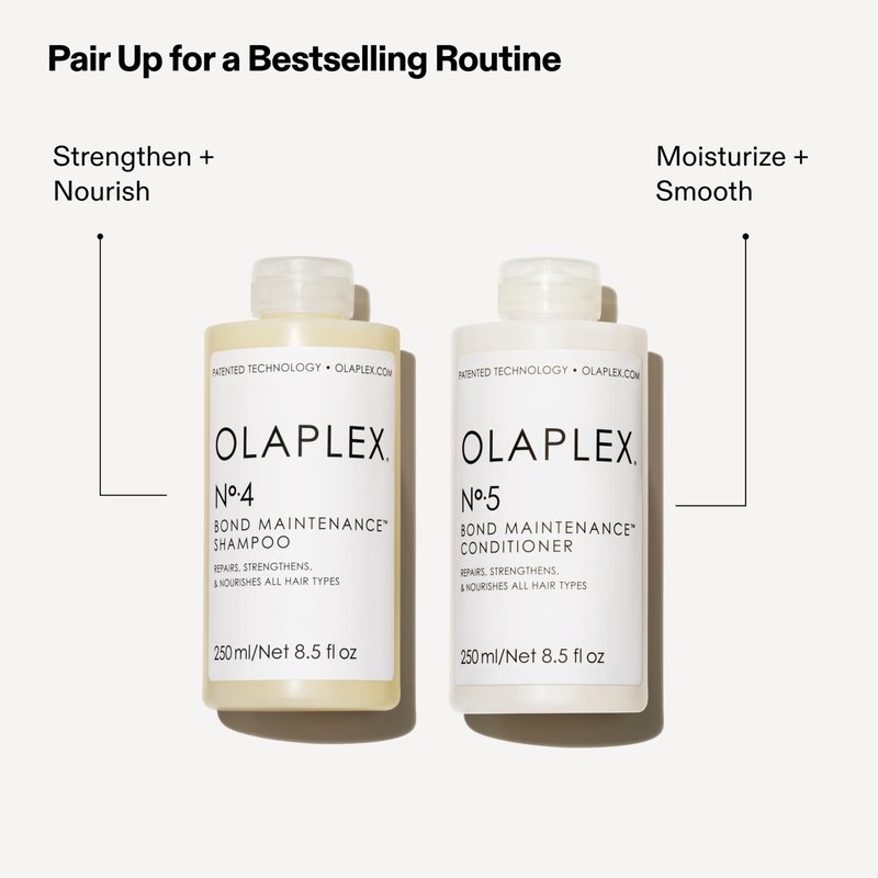Olaplex Nº. 4 Bond Maintenance Shampoo: Reduces Breakage & Strengthens Hair | Hydrates, Smooths & Detangles | For Coily, Curly, Straight, and Wavy, 1000 mL / 33.8 Fl Oz