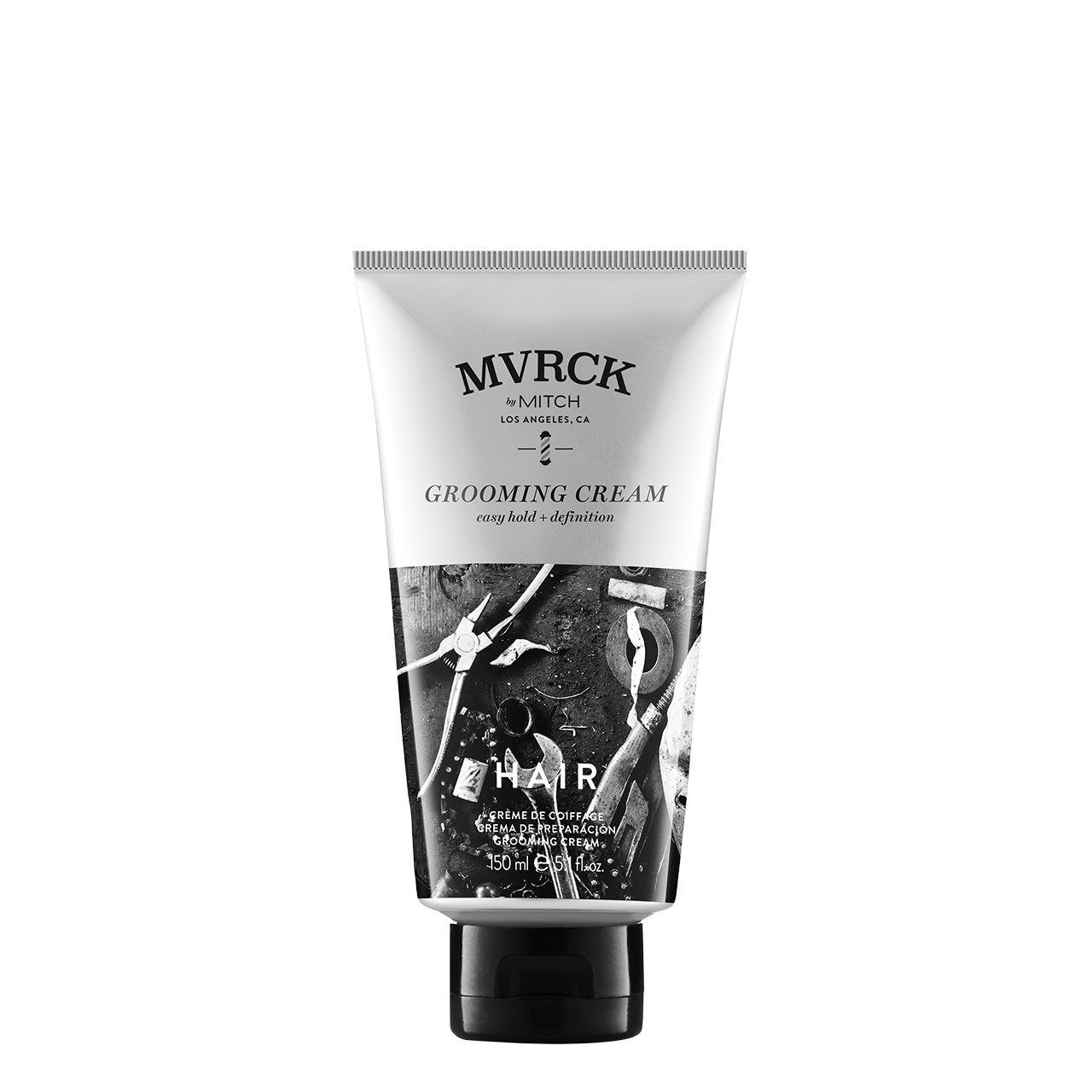 MVRCK by Paul Mitchell Grooming Cream for Men, Easy Hold + Definition, For All Hair Types, 5.1 fl. oz.