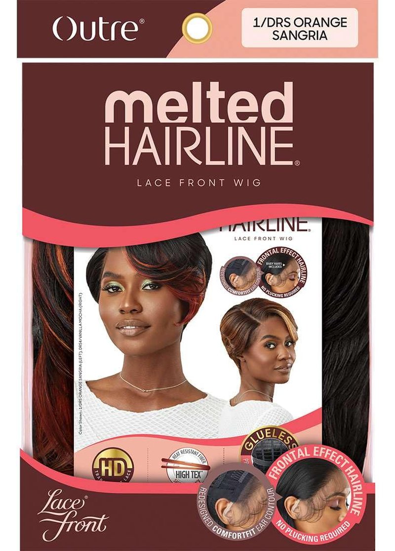 Outre Lace Front Wig - Melted Hairline - Kit (DEEP BURGUNDY)