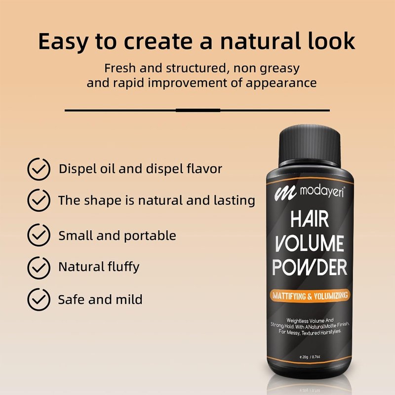 Hair Volumizing Powder - Weightless Volume & Strong Hold for Textured Hairstyles | 0.7 Oz