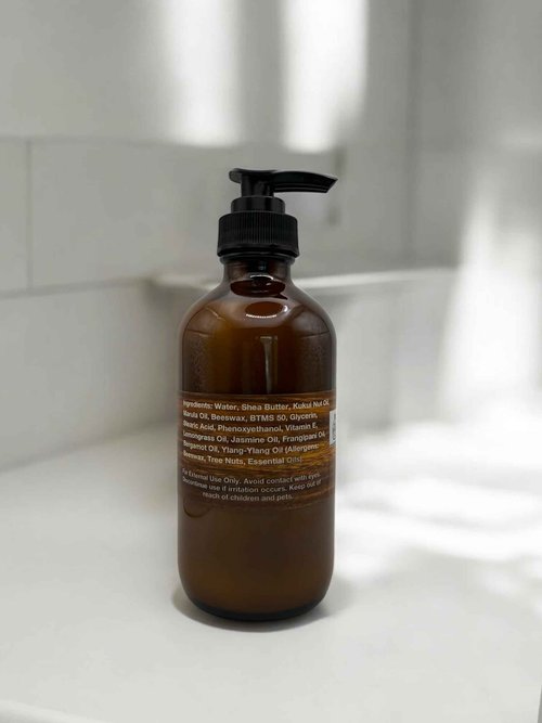 Kukui and Marula Lotion. Unique blend of Kukui, Marula and Shea Butter creates a powerful, non-greasy, long lasting skin moisturizer. Paraben Free, Sulfate Free, Cruelty Free