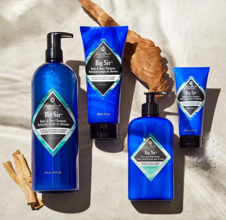 Jack Black Body & Hair Cleanser | Men's Sulfate-Free Body Wash & Shampoo - 16 oz