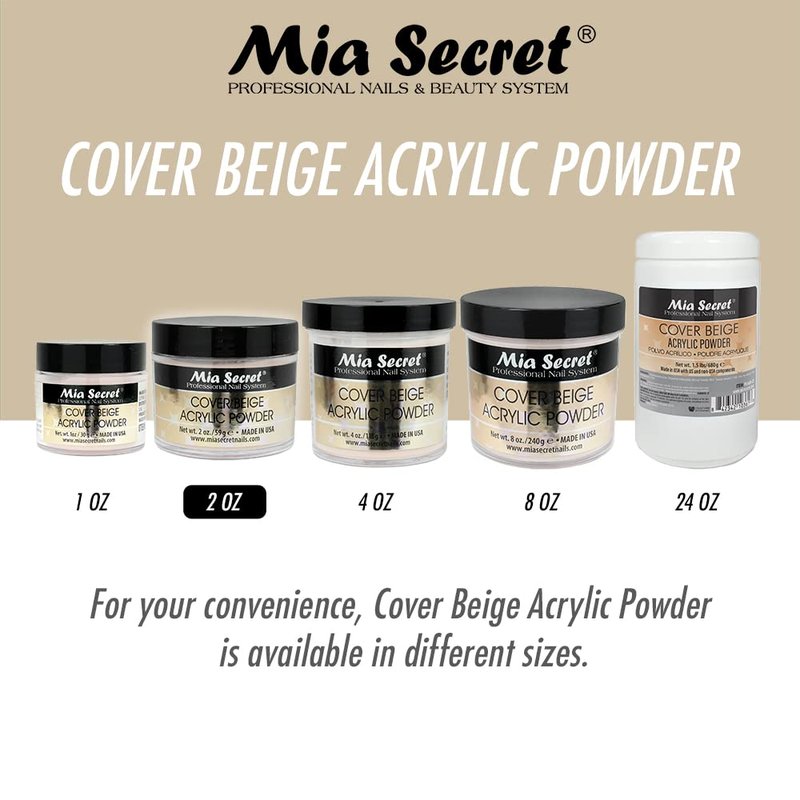 MIA SECRET Nails 1 Ounce COVER BEIGE-1 piece