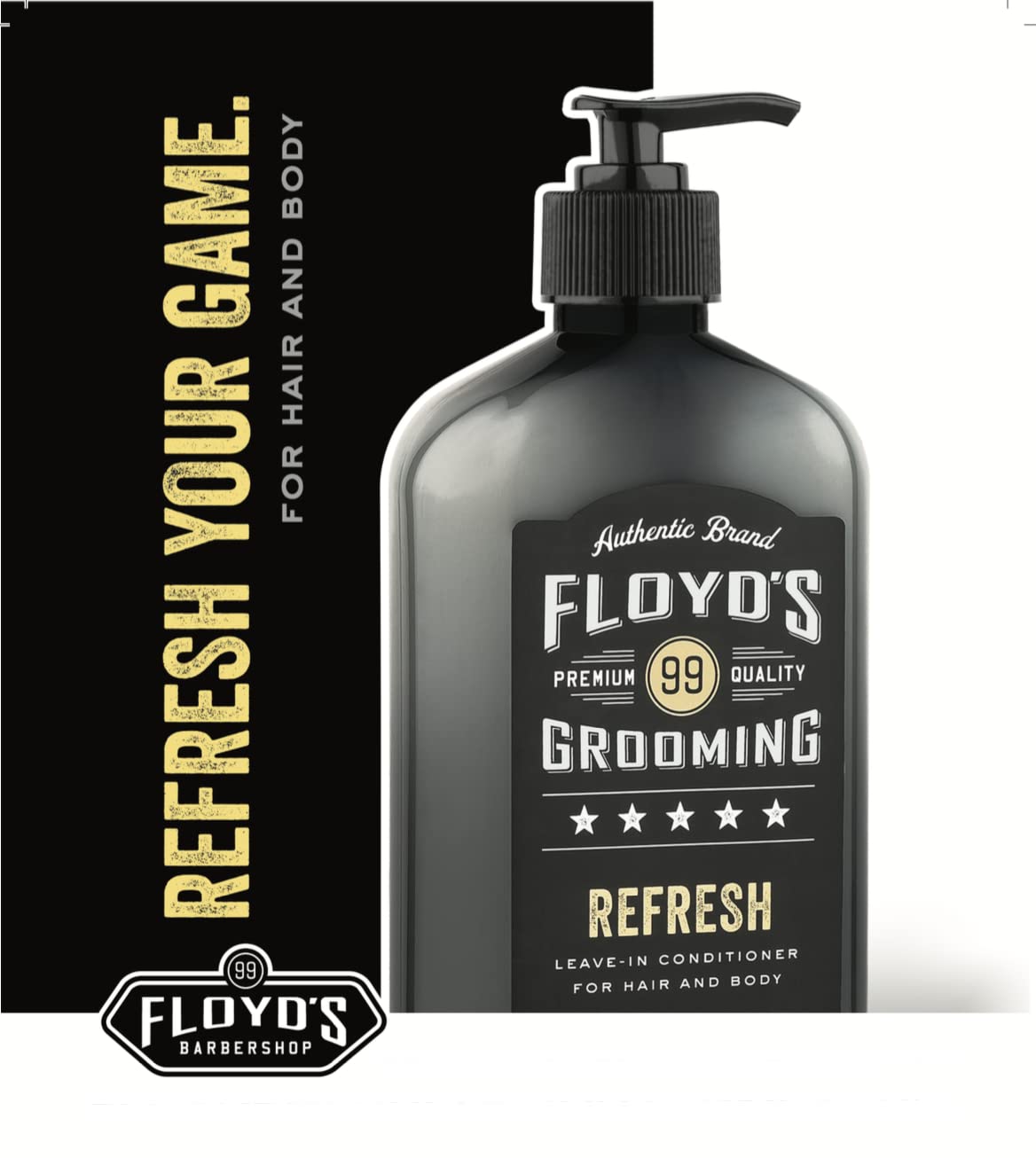 Floyd's 99 Refresh Hair and Body Conditioner - Moisturizing - Soothing - Calming (15 oz.), 15 Ounce