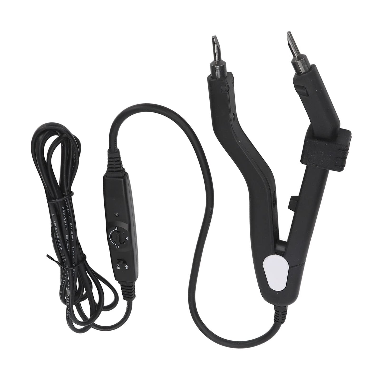 Professional Hair Extensions Tool Adjustable Temperature Hair Extensions Connector Tool Heat Iron Connector (Black) (US Plug)