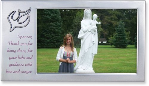 Cathedral Art Silver Sponsor Gift Satin Finish Picture Frame, 8x5 (W345)