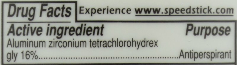 Speed Stick Power Antiperspirant Deodorant for Men, Unscented - 3 Ounce (Pack of 4)