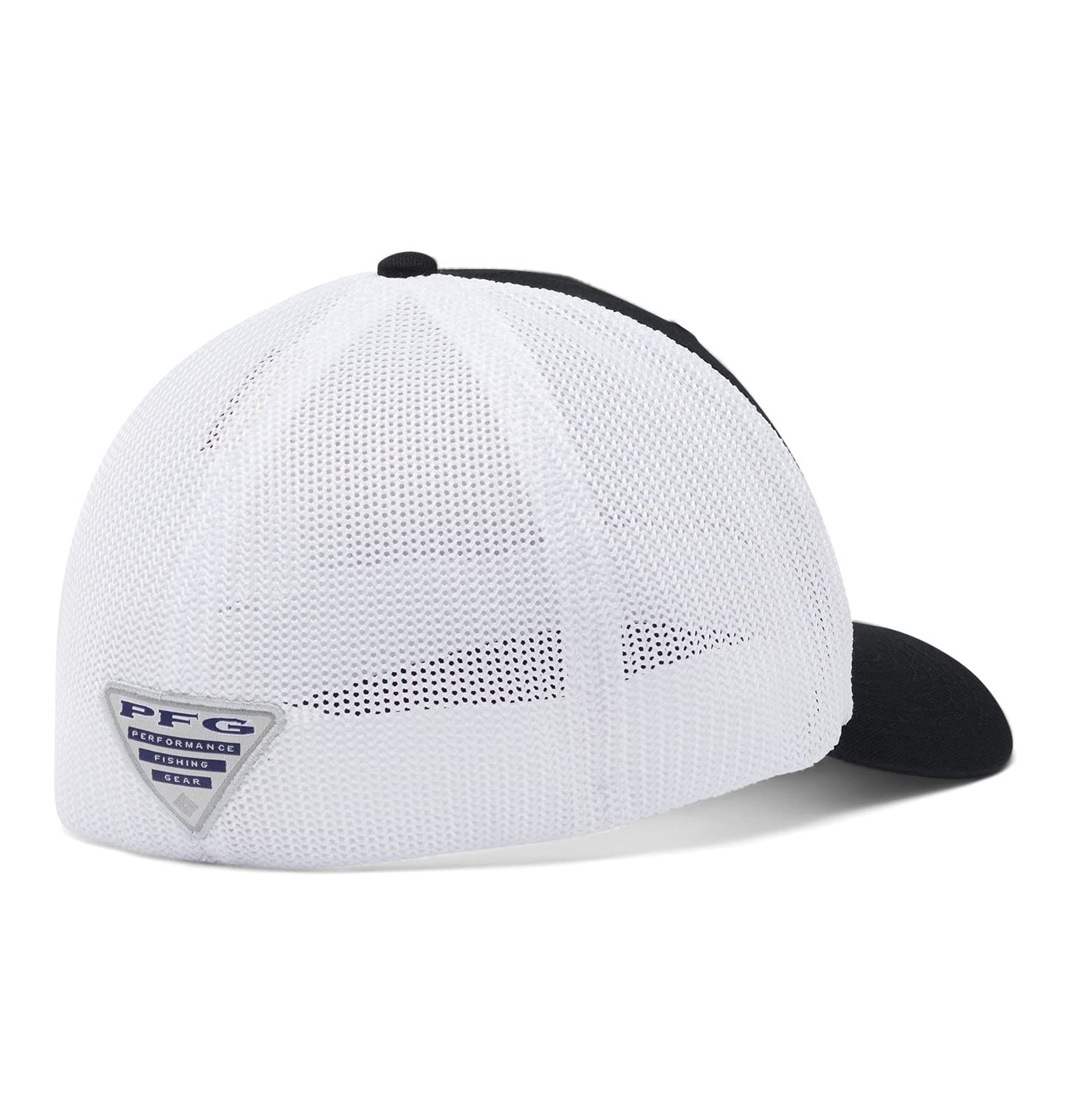 Columbia Unisex PFG Hooks Mesh Ball Cap-High Crown, Black/Gold, XX-Large