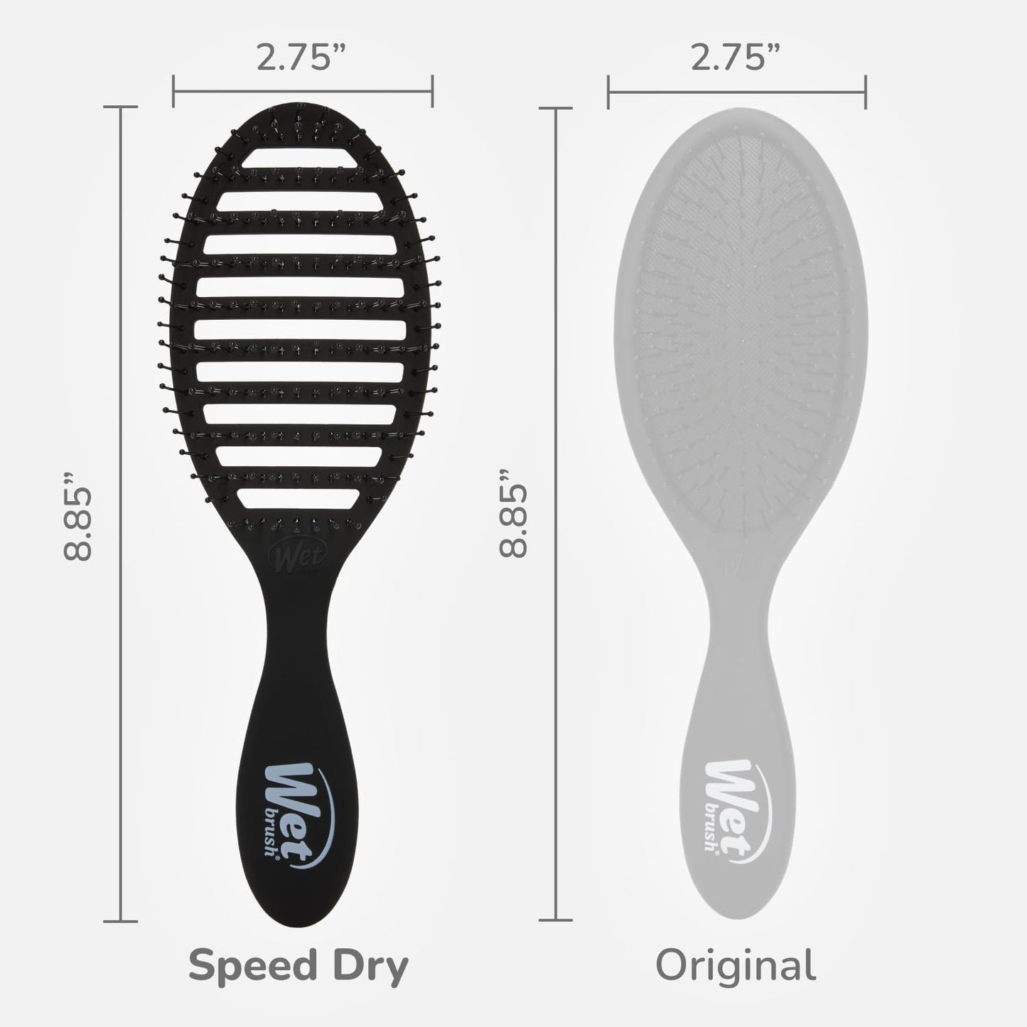 Wet Brush Speed Dry Hair Brush - Pink - Vented Design and Ultra Soft HeatFlex Bristles Are Blow Dry Safe With Ergonomic Handle Manages Tangle and Uncontrollable Hair - Pain-Free