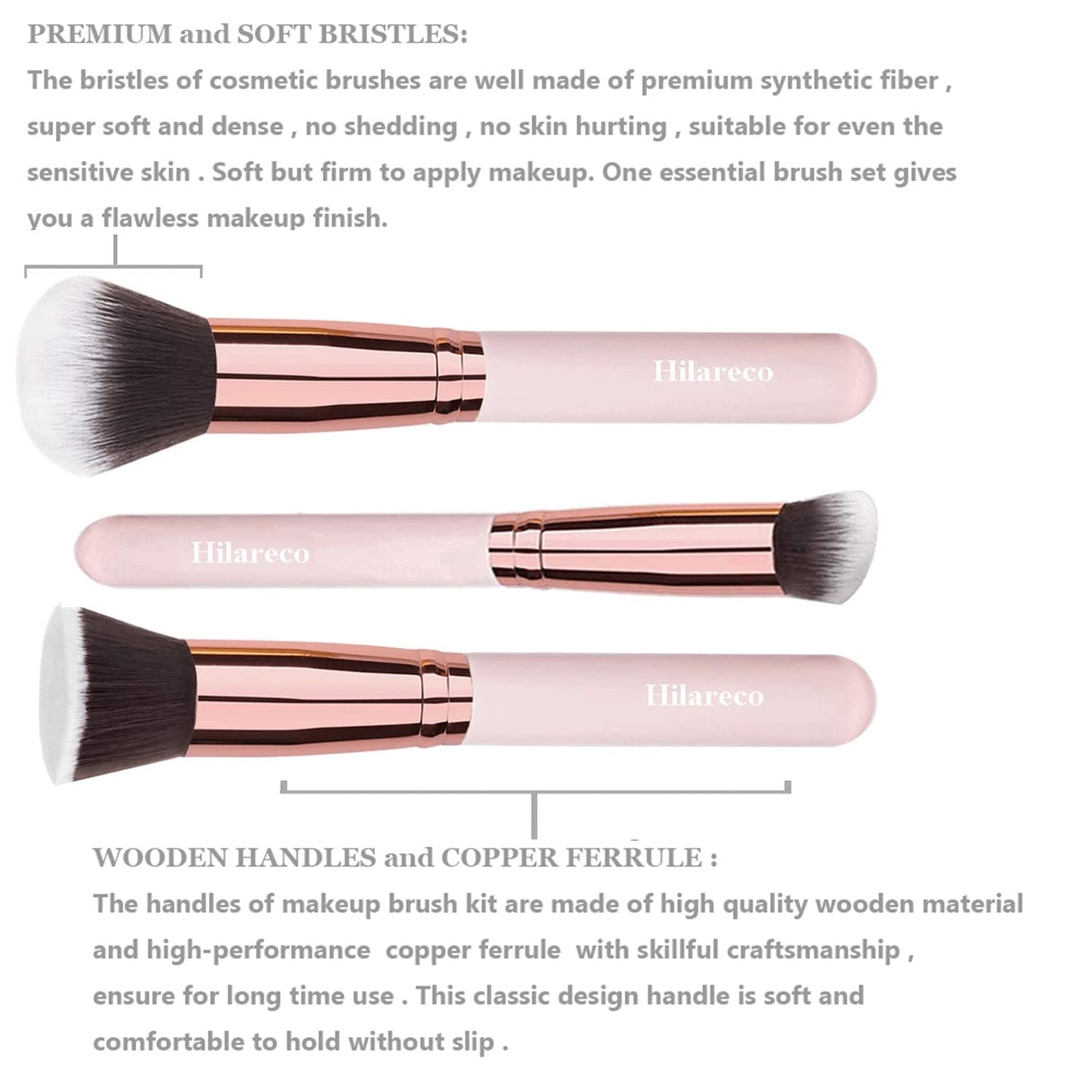 PHOERA Foundation - Full Coverage Makeup with 9D Mascara & Kabuki Brushes | Primer, Powder, Concealer Set