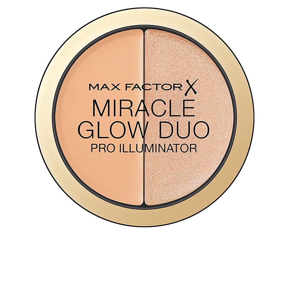 Max Factor Miracle Glow Duo Pro Illuminator, Creamy Highlighter (20 Medium)