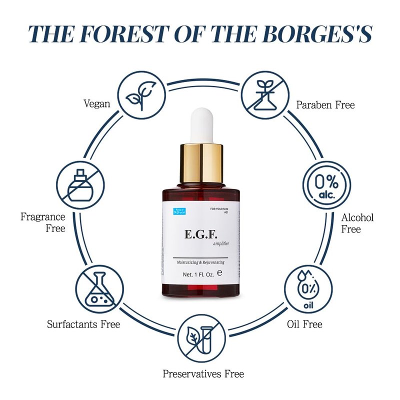 EGF Serum Epidermal Growth Factor 1 Fl. Oz. 30ml