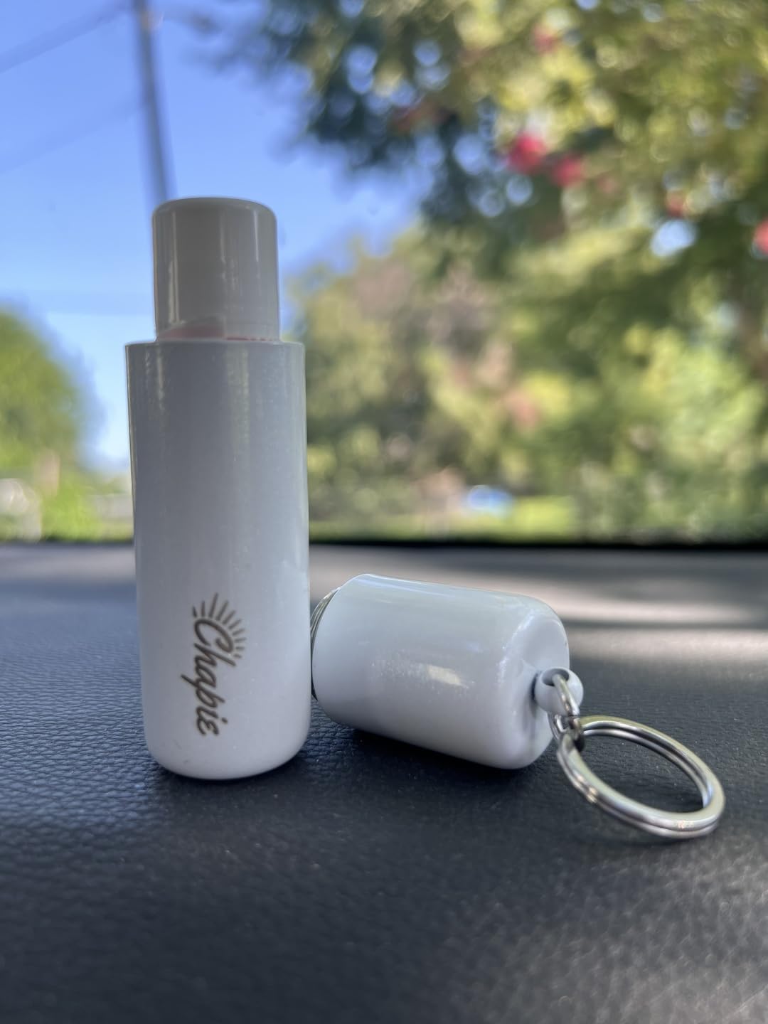 Chapie OG | Vacuum Insulated Lip Balm Keychain Holder, Prevents Melting & Messes | 3-Pack (Christmas)