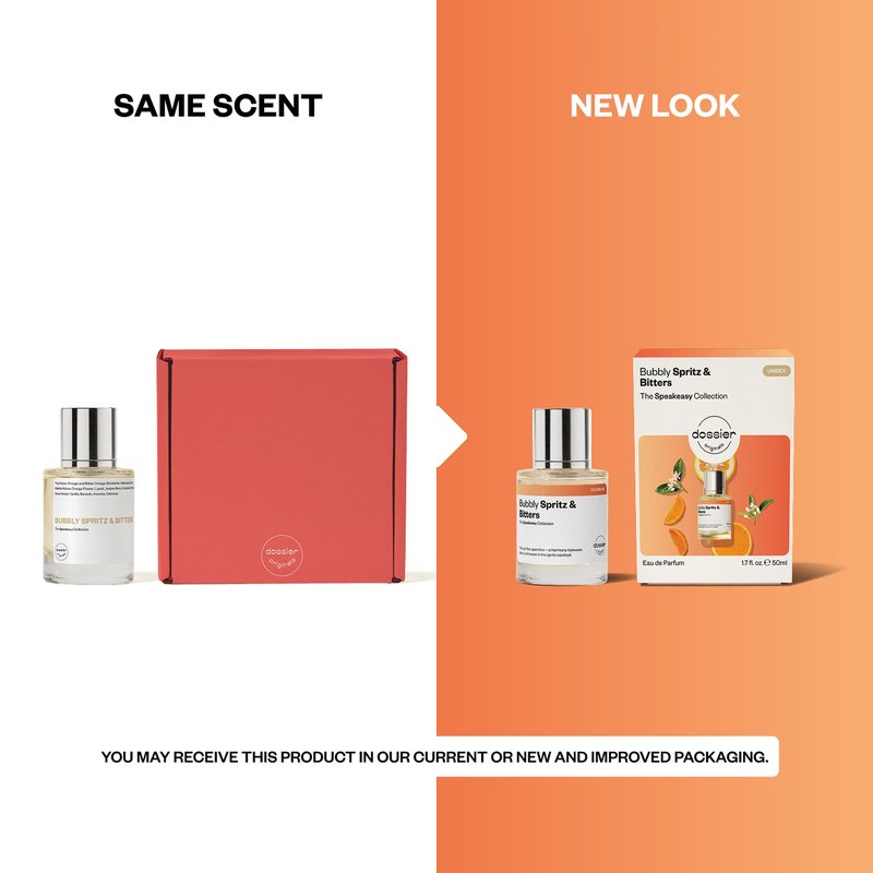 Dossier - Originals - Bubbly Spritz & Bitters - Eau de Parfum - Long-Lasting Sparkling Citrus Fragrance - Unisex - 1.7 fl oz (50ml)