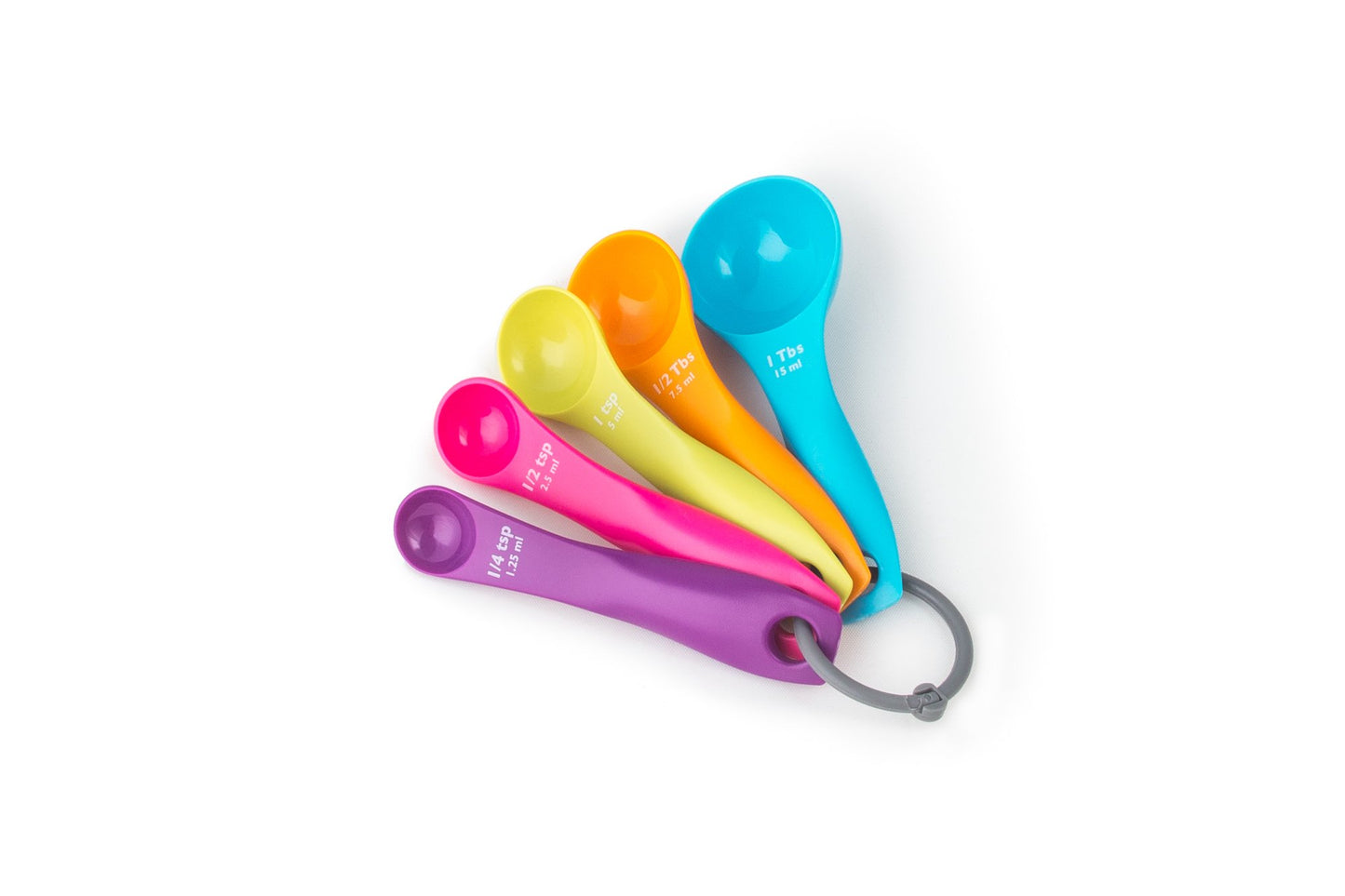 Fox Run 4843 Measuring Spoon Set, 2 x 5 x 1.75, Multicolored