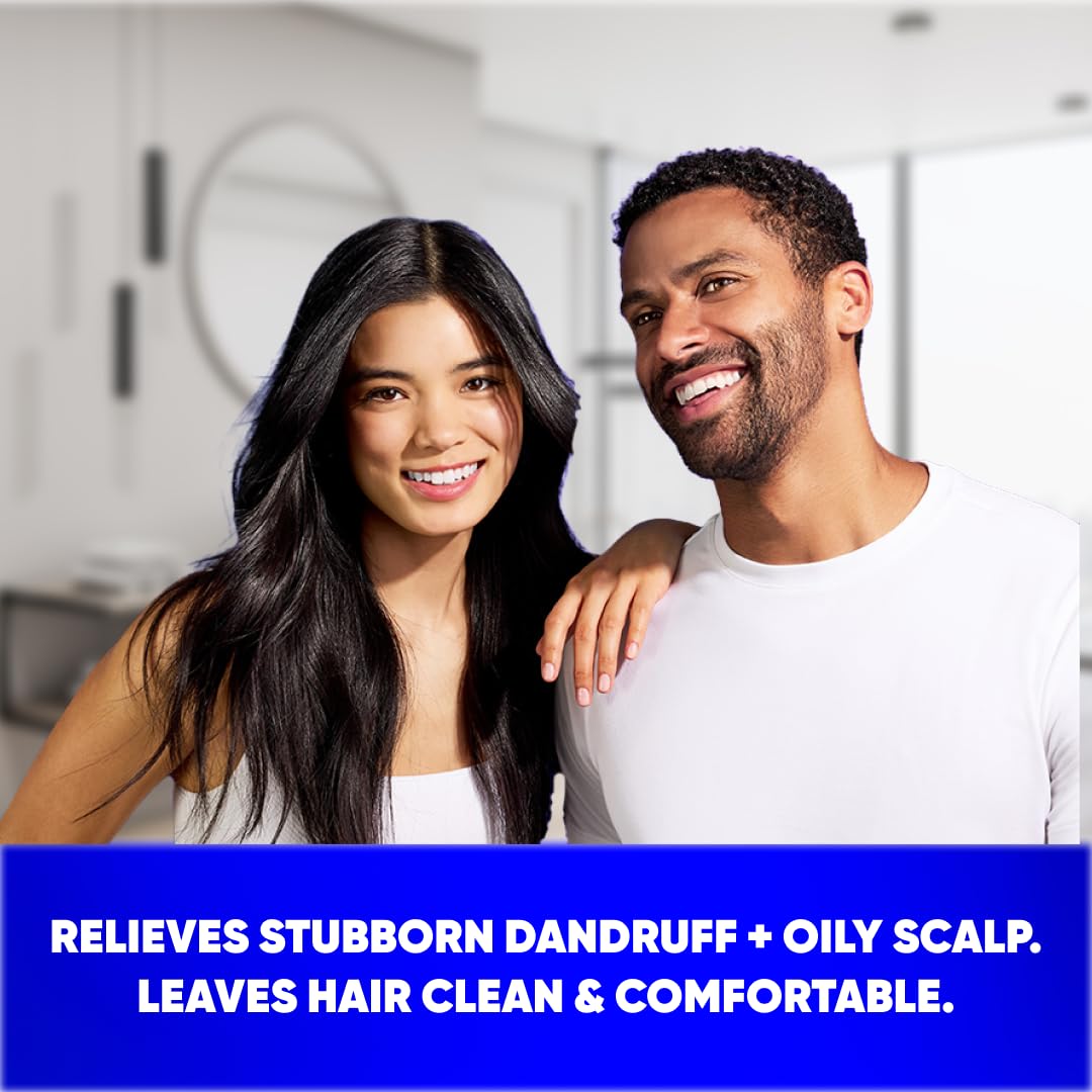 Head & Shoulders Anti-Dandruff Shampoo with 1% Selenium Sulfide, Clinical Strength Advanced Oil Control Twin Pack, Seborrheic Dermatitis Relief, Oily Scalp, 13.5 Fl Oz