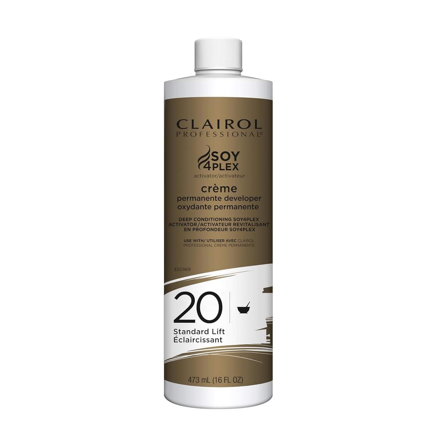 Clairol Professional Crème Permanente 20 Volume Hair Developers | For Coloring, Lightening & Lifting with Deep Conditioning Formula | Packaging May Vary
