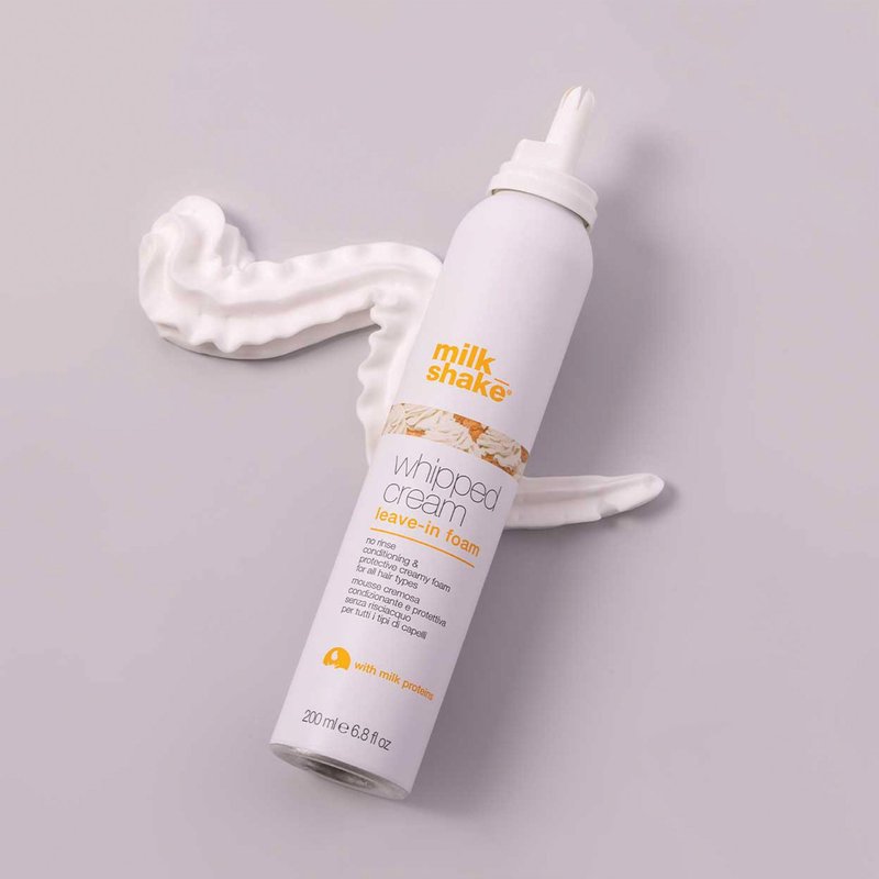 milk_shake Whipped Cream Leave-in Treatment | Creamy, No-Rinse Conditioning Mousse with Milk Proteins and Fruit Extracts | Hydrates, Detangles, and Smooths for Silky, Healthy-Looking Hair