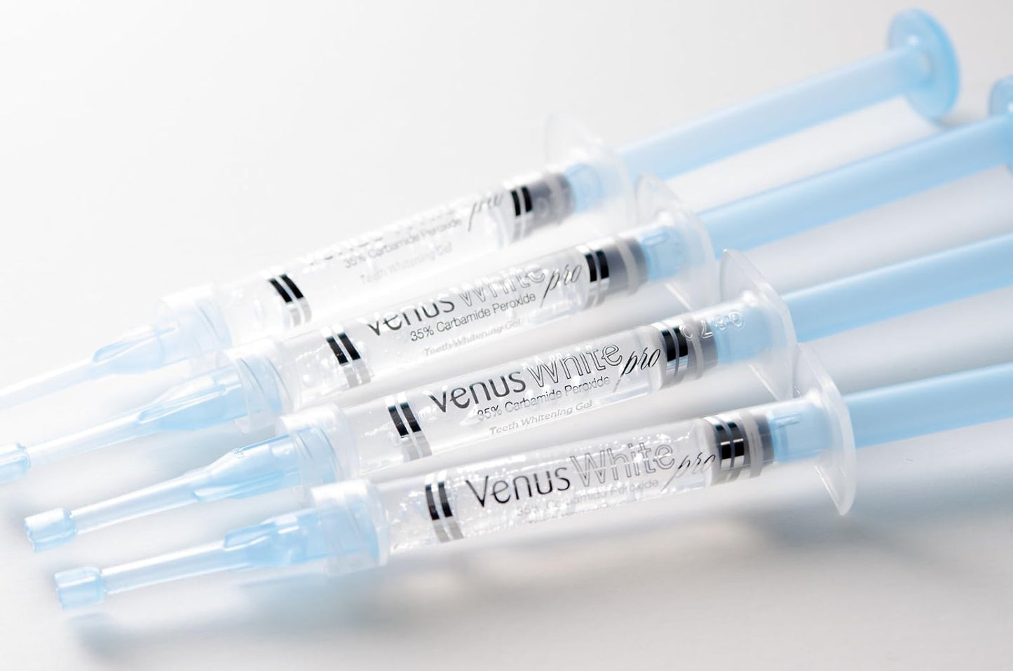 Venus White pro CP 35% (Pack of 4) + Pack of 3 TM Global Boil and Bite Trays.