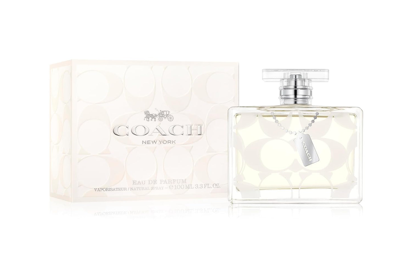 Coach Signature Eau de Parfum - Women's Floral Woody Fragrance with Jasmine, Mimosa & Orange Blossom | 3.4 oz