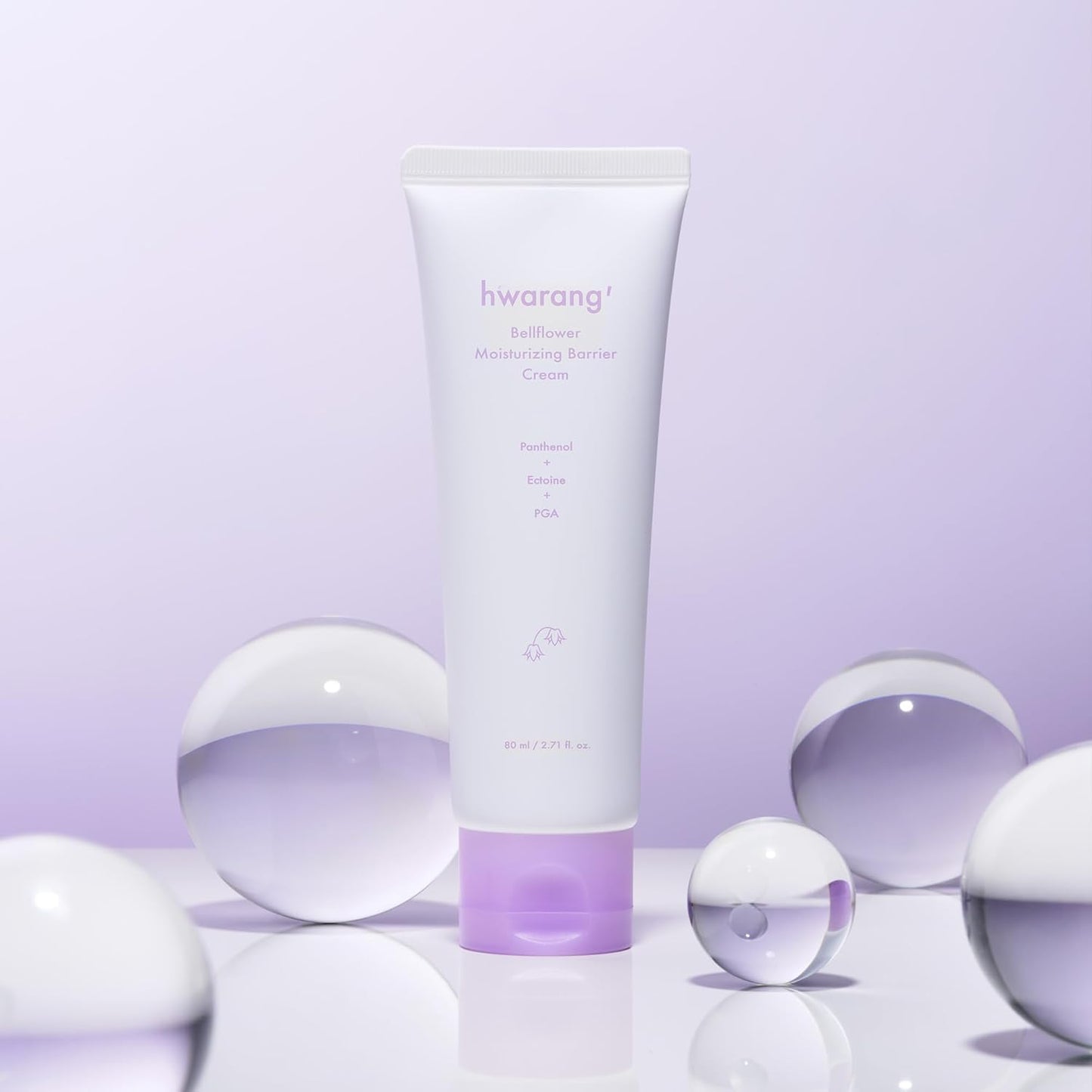 Bellflower Moisturizing Barrier Cream - Daily Face Moisturizer for Dry to Combo Skin | Hydrating Korean Skincare with Ceramides & Panthenol | 2.7 Fl Oz