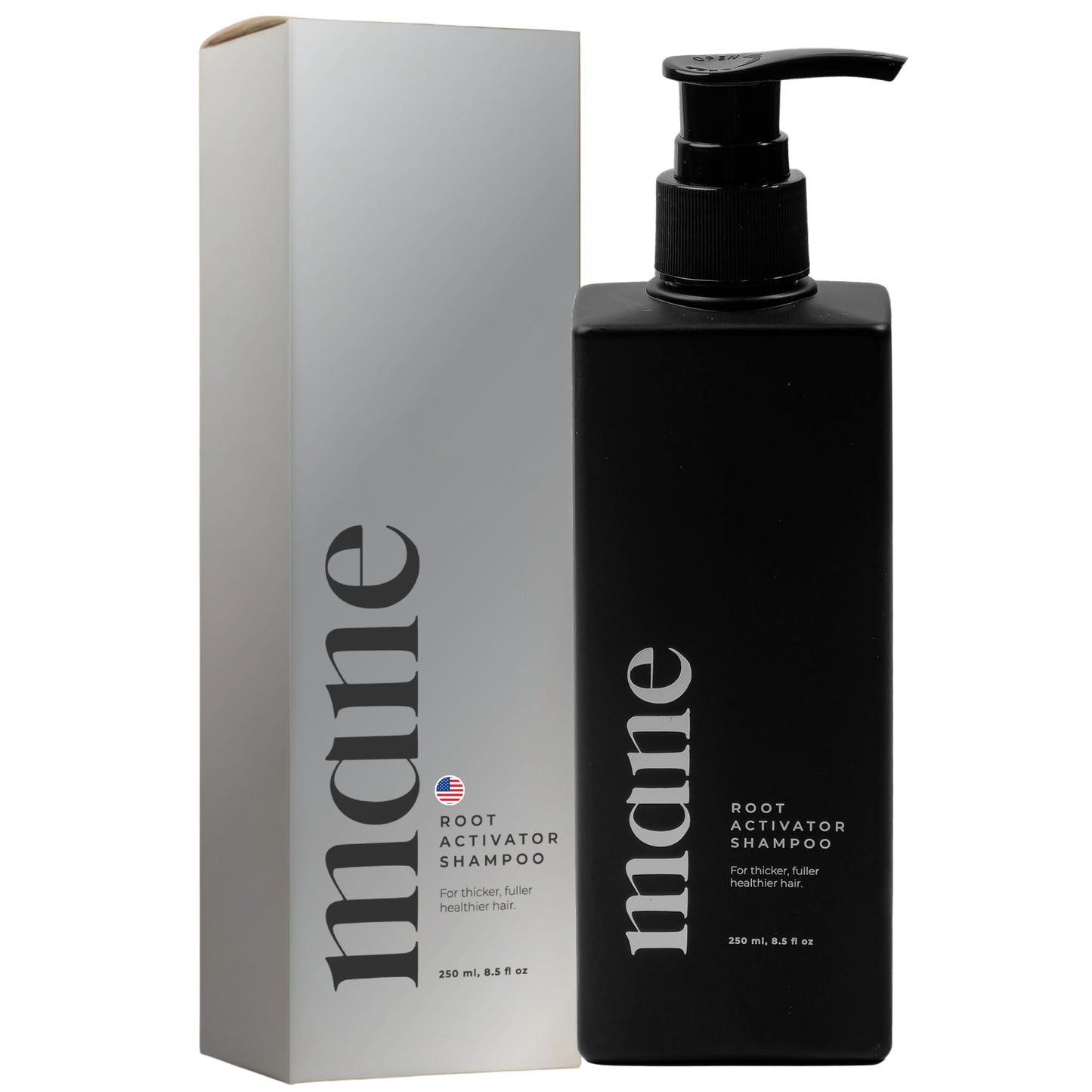 Superior Mane Hair Growth Shampoo for Men (250ml) Activating Follicles & Roots for Thicker & Fuller Hair | Cleanse, and Hydrate Scalp | Root Activator | Regrowth Shampoo for Men