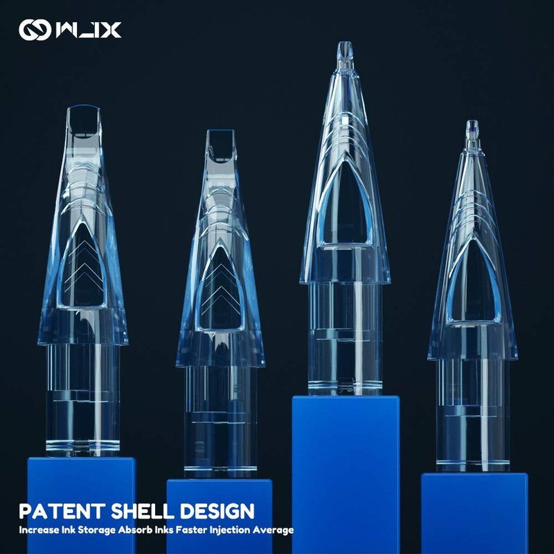 WJX Tattoo Cartridges 20Pcs Disposable Needles Round Liner 1005RL