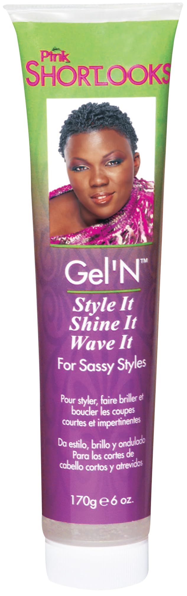Luster's Pink Shortlooks Gel'n 6 oz (Pack of 4)
